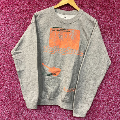 Rolling Stones Graphic Crewneck Sweatshirt Medium