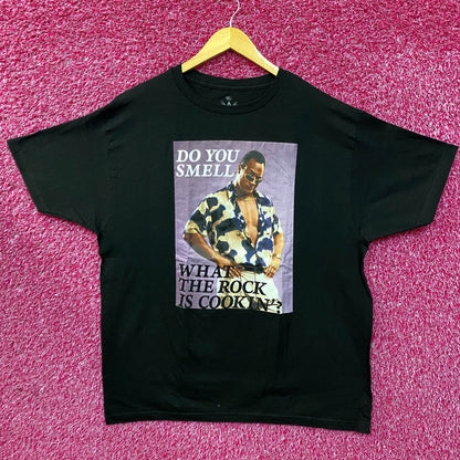 WWE The Rock Do You Smell What is Cookin'? Portrait T-Shirt XL