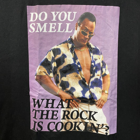 WWE The Rock Do You Smell What is Cookin'? Portrait T-Shirt XL