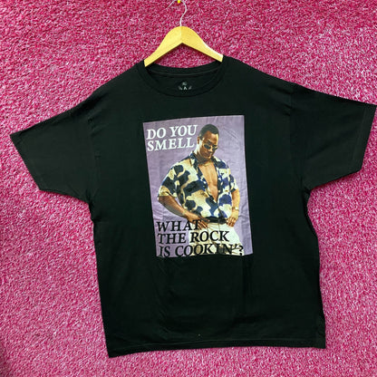 WWE The Rock Do You Smell What is Cookin'? Portrait T-Shirt XL