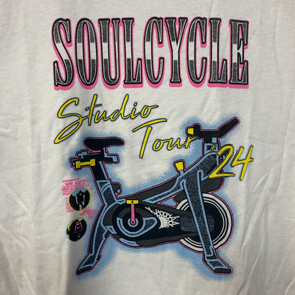 SoulCycle Studio Tour 24 Retro Graphic T-Shirt Large