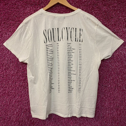 SoulCycle Studio Tour 24 Retro Graphic T-Shirt Large