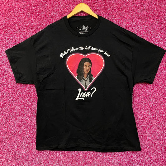 Twilight Saga Bella Where Have You Been Loca Jacob T-Shirt 2X