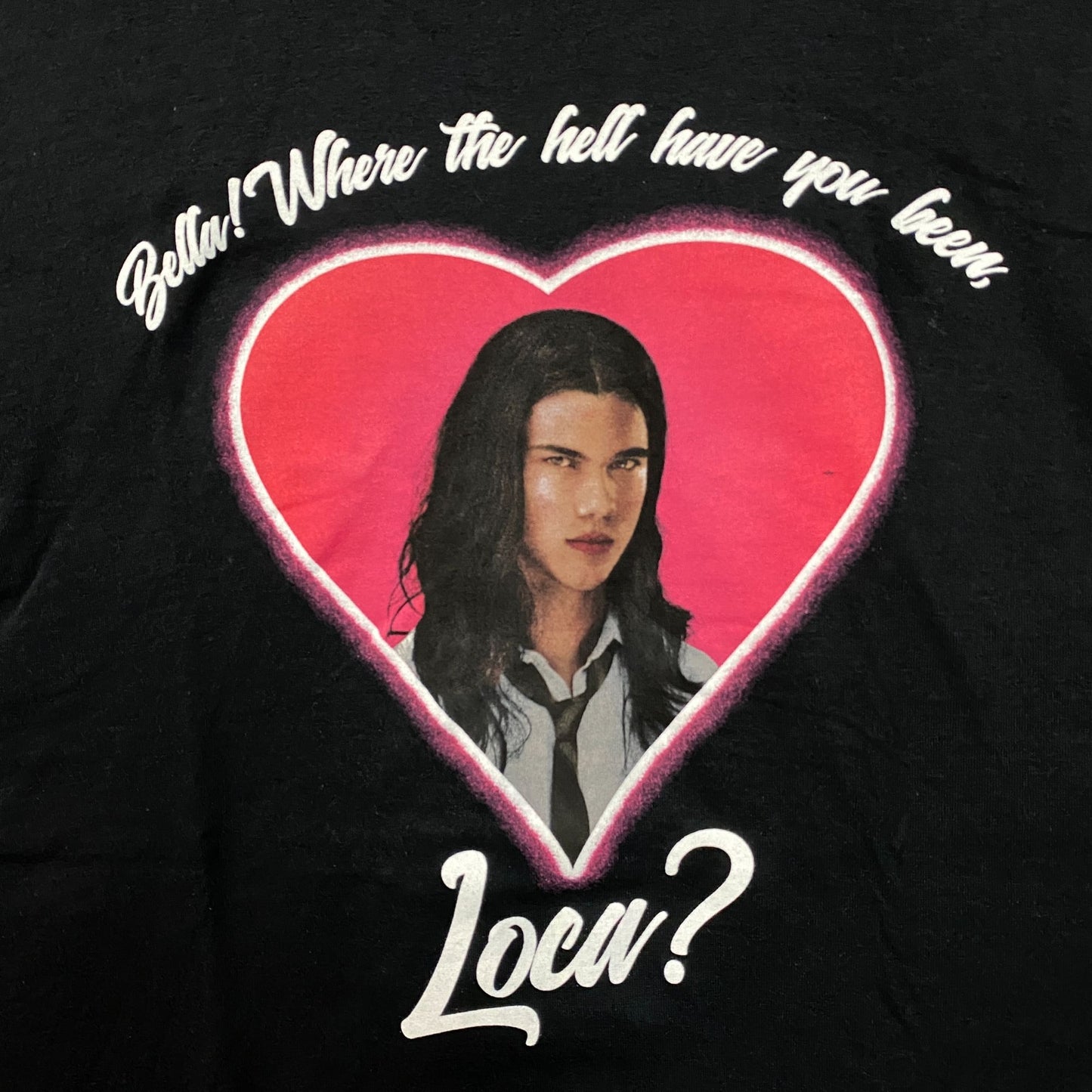 Twilight Saga Bella Where Have You Been Loca Jacob T-Shirt 2X