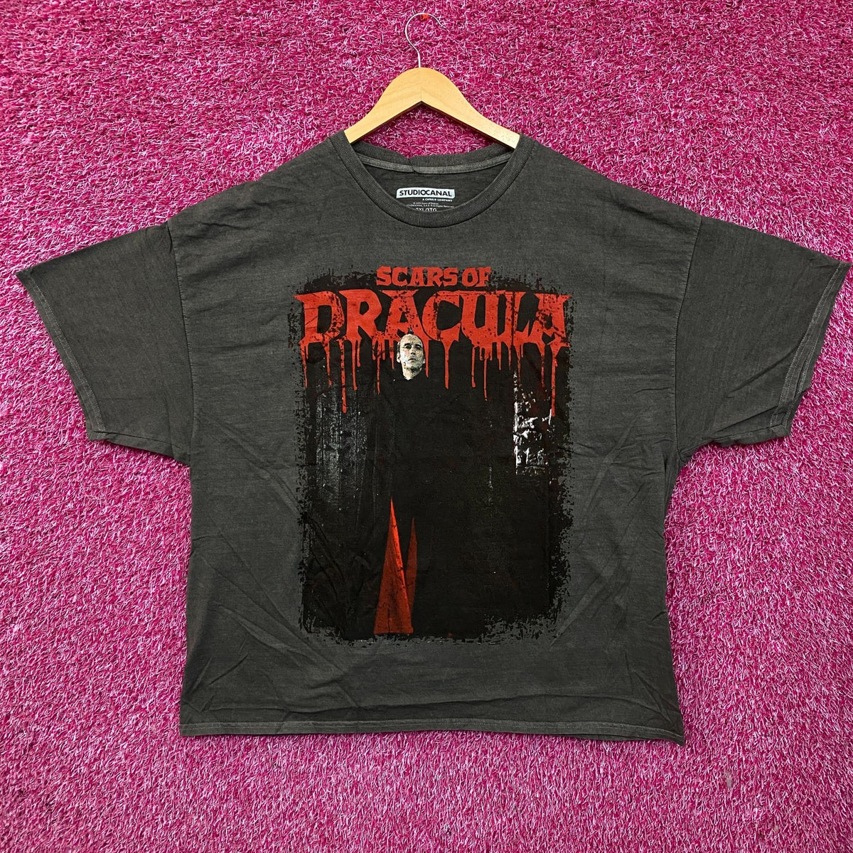 Scars of Dracula Classic 1970 Horror Film Graphic T-Shirt 3XL