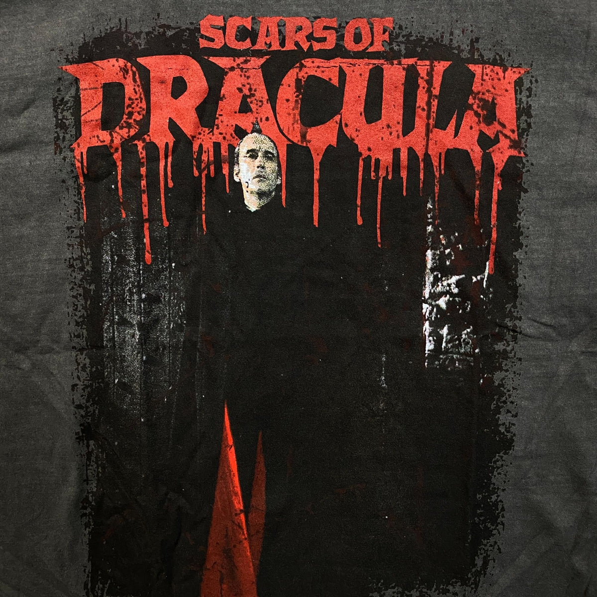 Scars of Dracula Classic 1970 Horror Film Graphic T-Shirt 3XL