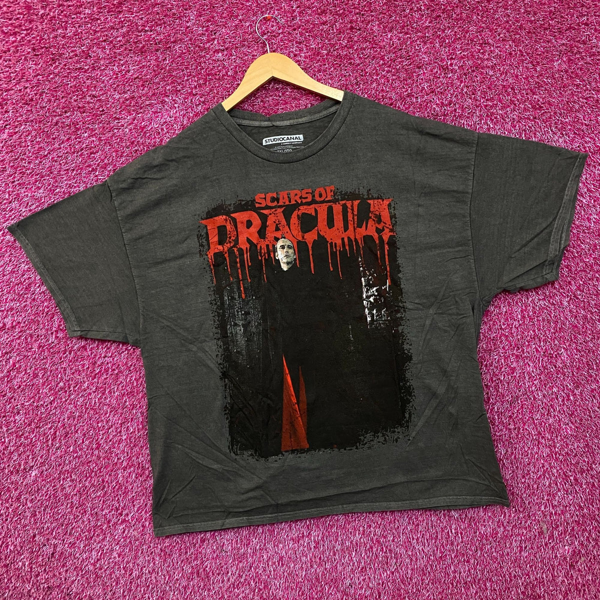 Scars of Dracula Classic 1970 Horror Film Graphic T-Shirt 3XL
