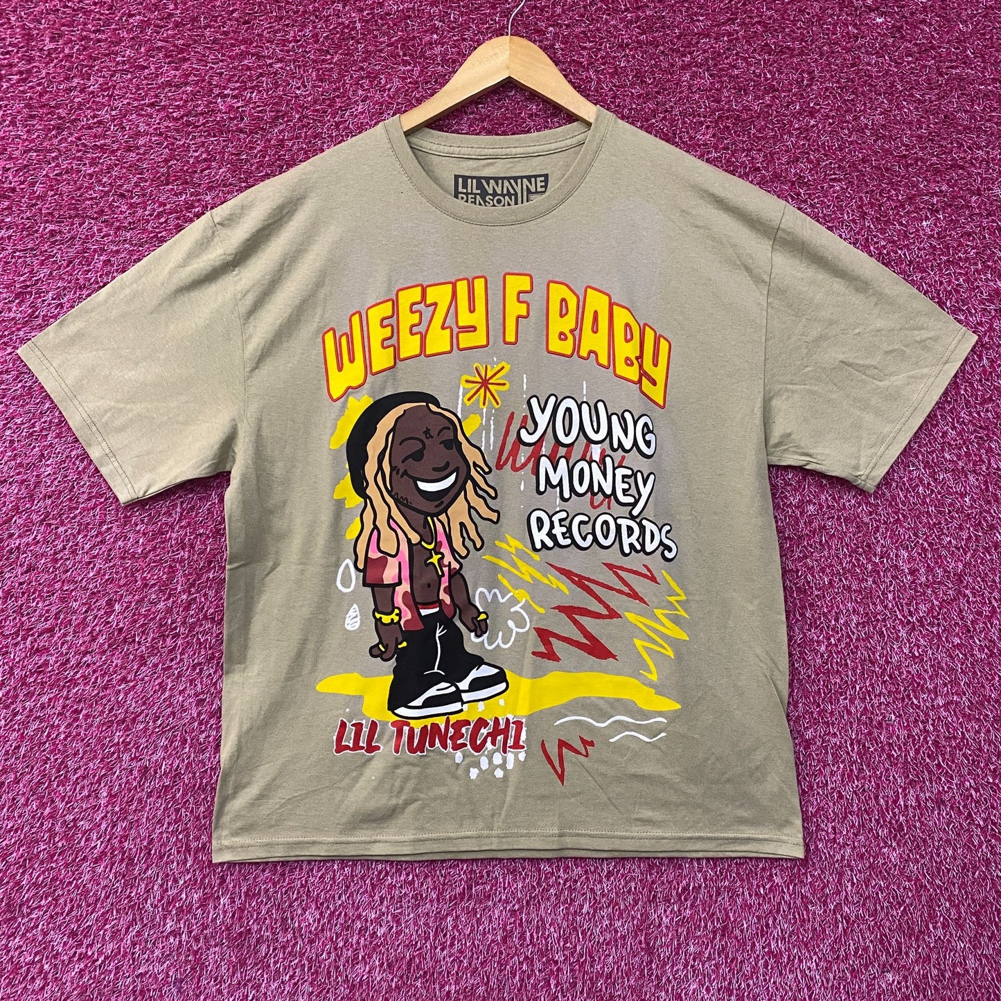 Lil Wayne Real G's Weezy F Baby Young Money Records T-Shirt XL