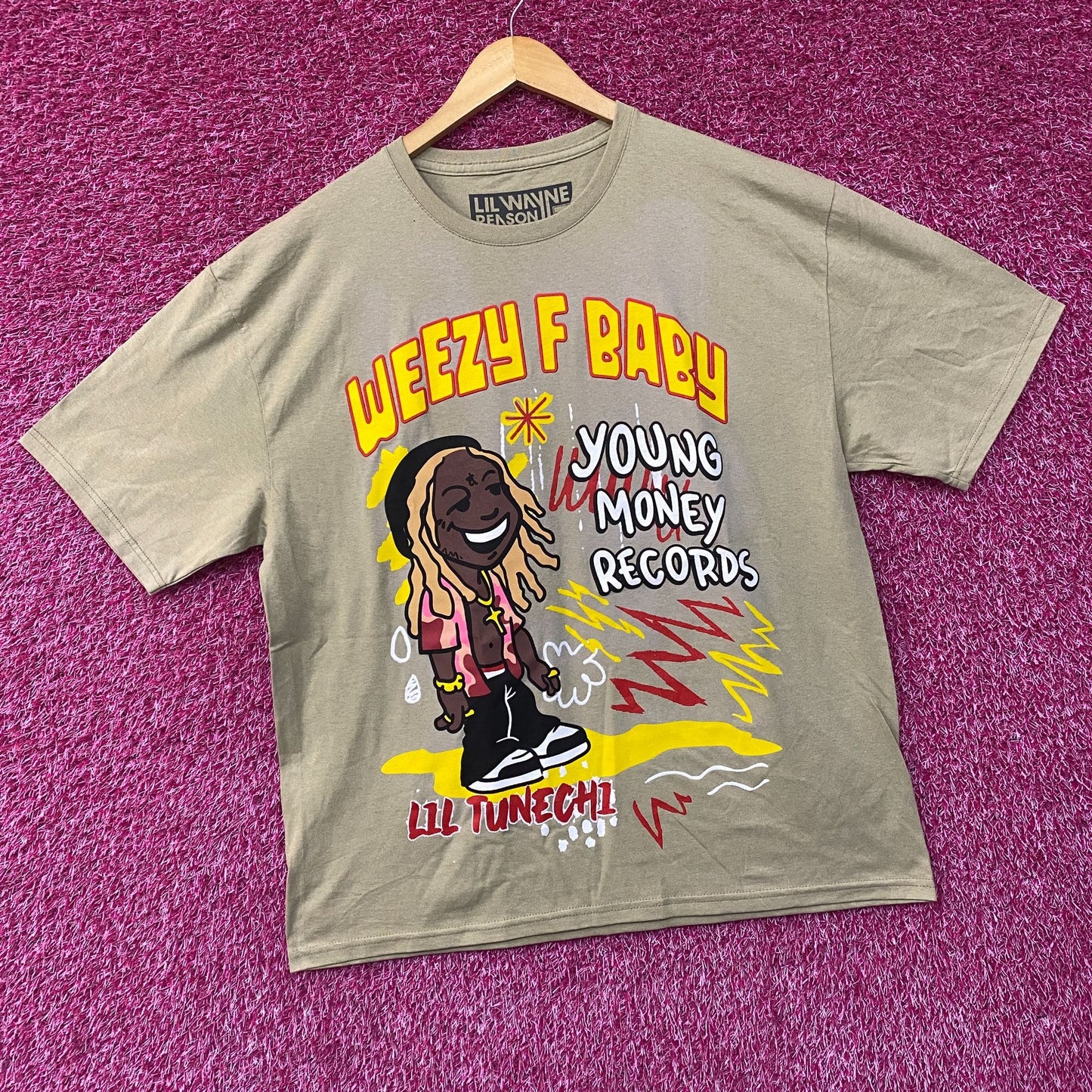 Lil Wayne Real G's Weezy F Baby Young Money Records T-Shirt XL