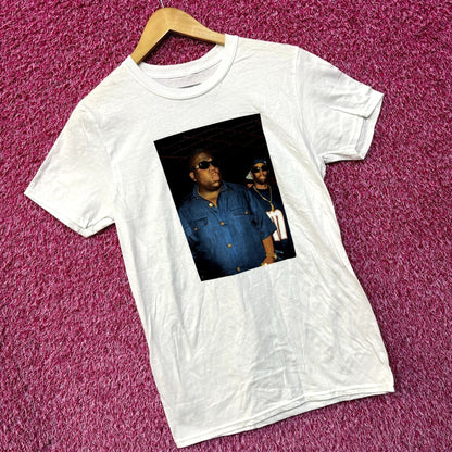The Notorious BIG Bad Boy Club Poster Hip Hop Tee S