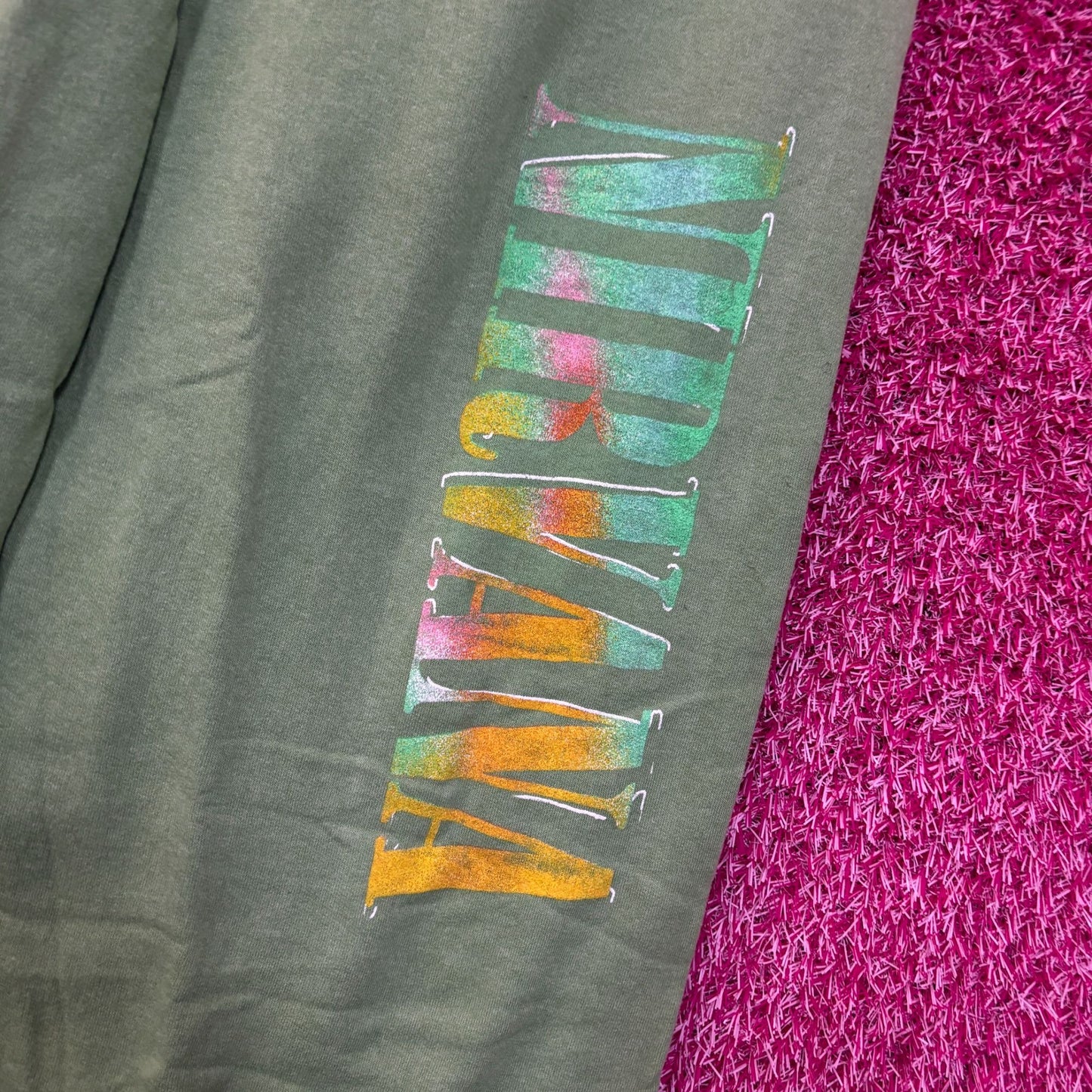 Nirvana Grunge green sweatpants Joggers Size Small