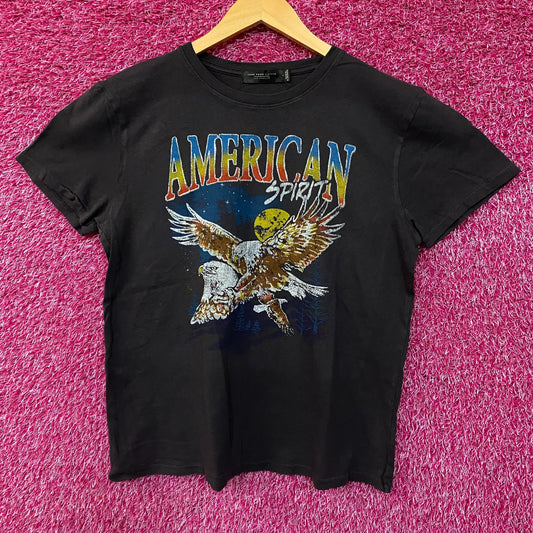 Junk Food Clothing Women's American Spirit Easy Vintage Style Tee Small