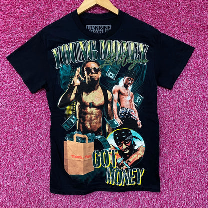 Lil Wayne Young Money Got Money Themed T-Shirt Small