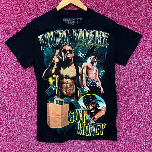 Lil Wayne Young Money Got Money Themed T-Shirt Small