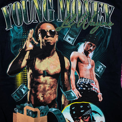 Lil Wayne Young Money Got Money Themed T-Shirt Small