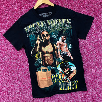 Lil Wayne Young Money Got Money Themed T-Shirt Small