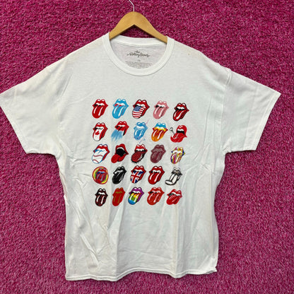 The Rolling Stones All the World Tour Hot Lips Rock Tee 1X