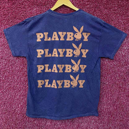 Playboy Logo retro Vtg Wash Size Large