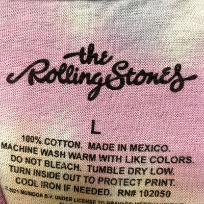 The Rolling Stones 72 Hot LIps Tie Dye Tshirt size Large