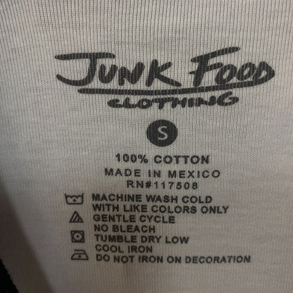 Junk Food Clothing España Fútbol Club Baby Crop Raglan Tee Small