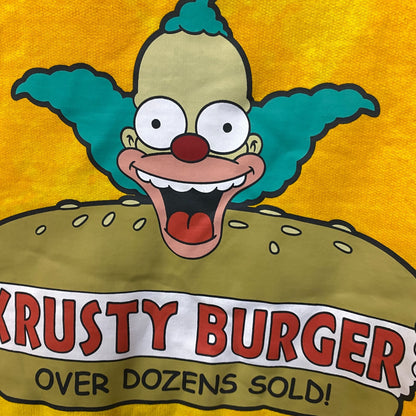 The Simpsons Krusty Burger tiedye hoodie size Large