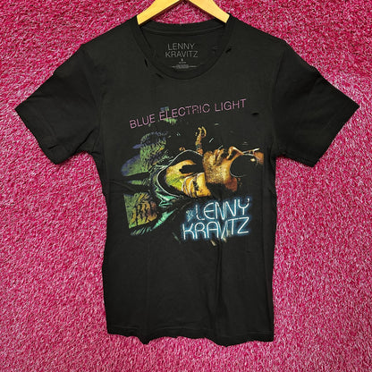 Lenny Kravitz Blue Electric Light Women’s Distressed Tee S