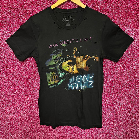 Lenny Kravitz Blue Electric Light Women’s Distressed Tee S