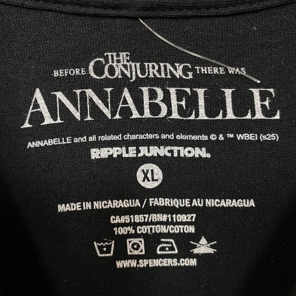 Annabelle The Conjuring Horror Graphic T-Shirt XL