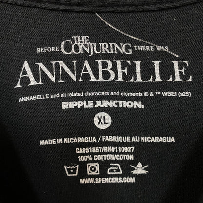 Annabelle The Conjuring Horror Graphic T-Shirt XL