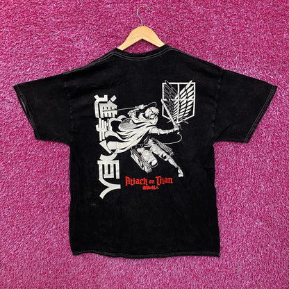 Attack on Titan Levi Ackerman Anime Graphic T-shirt Large