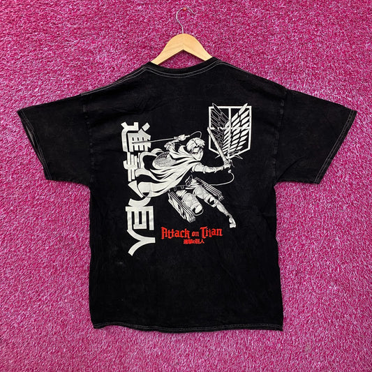 Attack on Titan Levi Ackerman Anime Graphic T-shirt Large