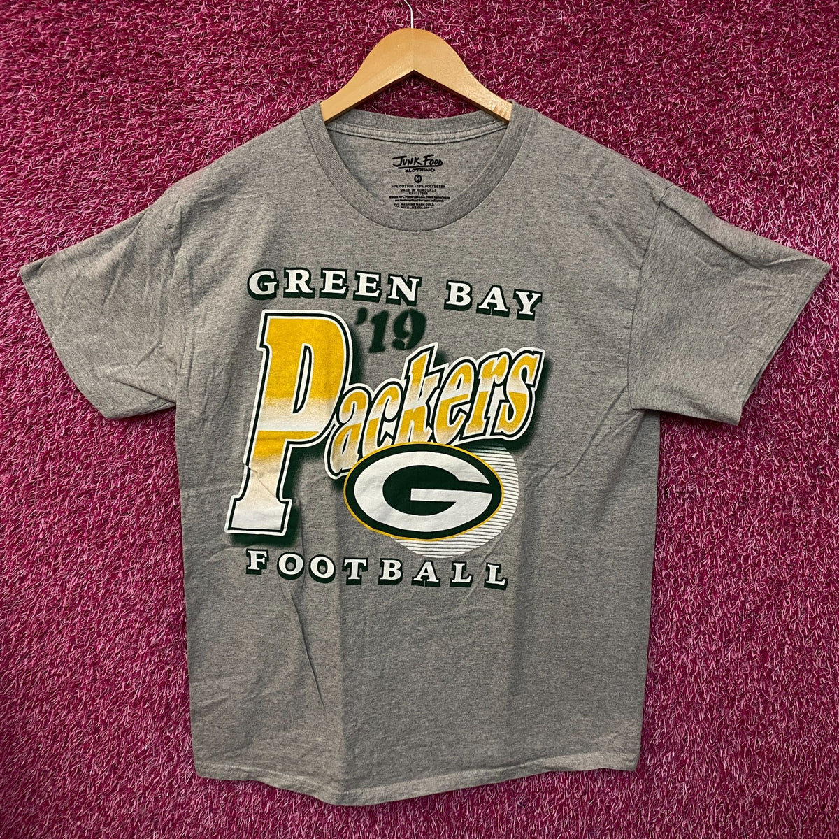 Junk Food Clothing Green Bay Packers Bootleg Flea Market Tee Medium