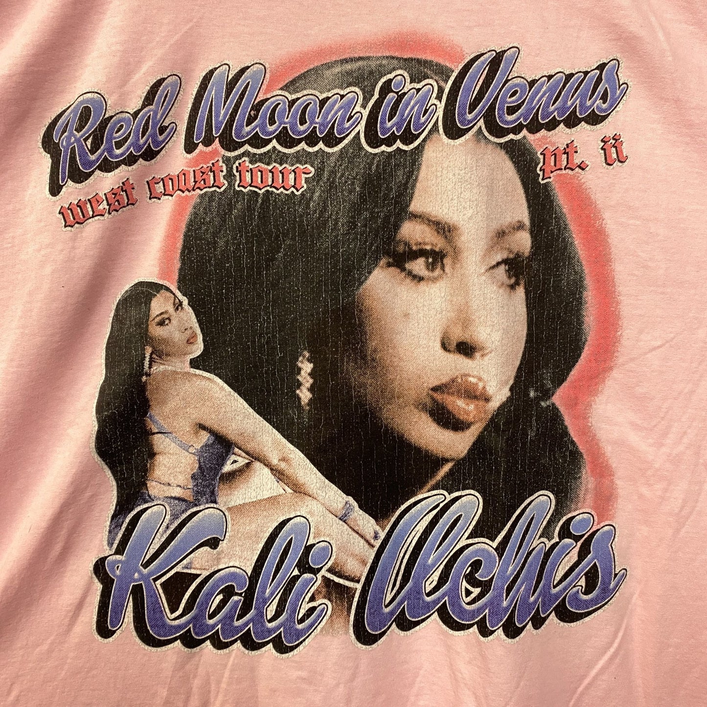 Kali Uchis "Red Moon in Venus Tour Pt. II T-Shirt 2XL