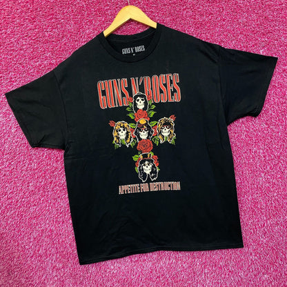 Guns N' Roses Appetite For Destruction Rock Band Shirt XL