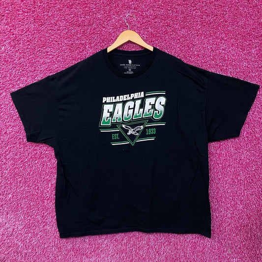 NFL Junk Food Philadelphia Eagles Black Tshirt size 2XL
