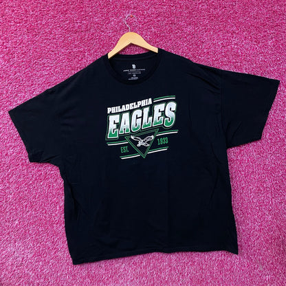 NFL Junk Food Philadelphia Eagles Black Tshirt size 2XL