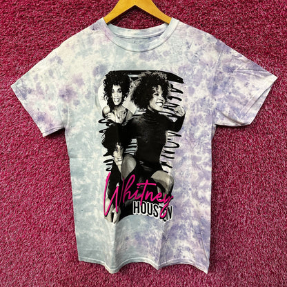Whitney Houston I wanna Dance With Someone Tie Dye Tee Med