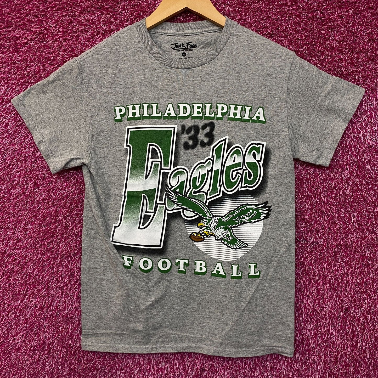 Junk Food Clothing Philadelphia Eagles Bootleg Flea Market Tee XS