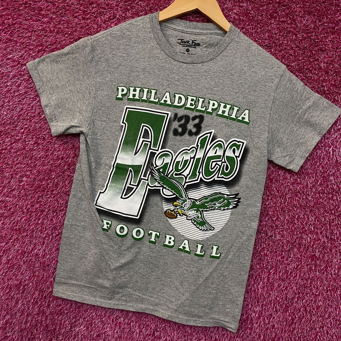 Junk Food Clothing Philadelphia Eagles Bootleg Flea Market Tee XS