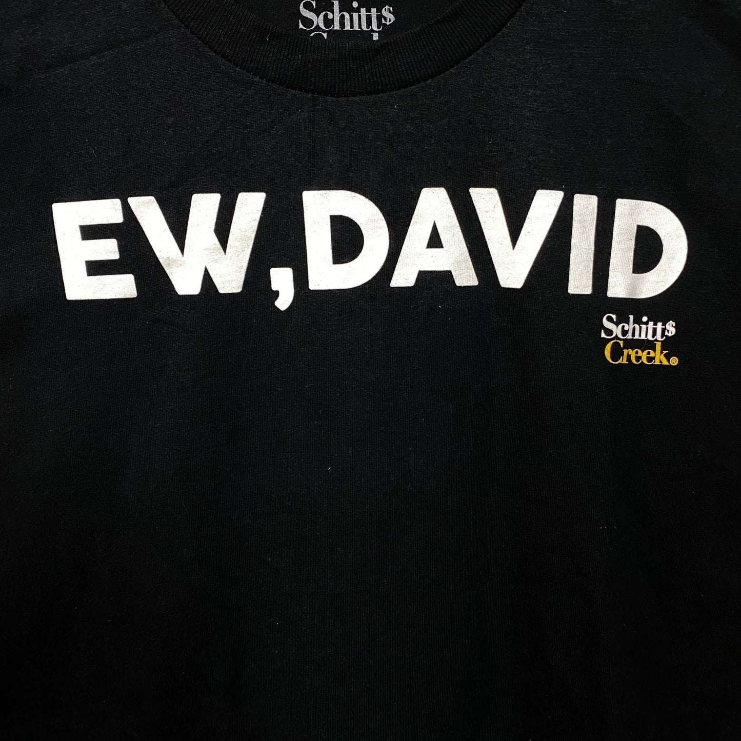 Schitt's Creek "Ew, David" Graphic T-Shirt Medium