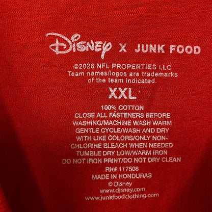 Junk Food Clothing X Mickey Mouse San Francisco 49ers Football Tee size 2XL