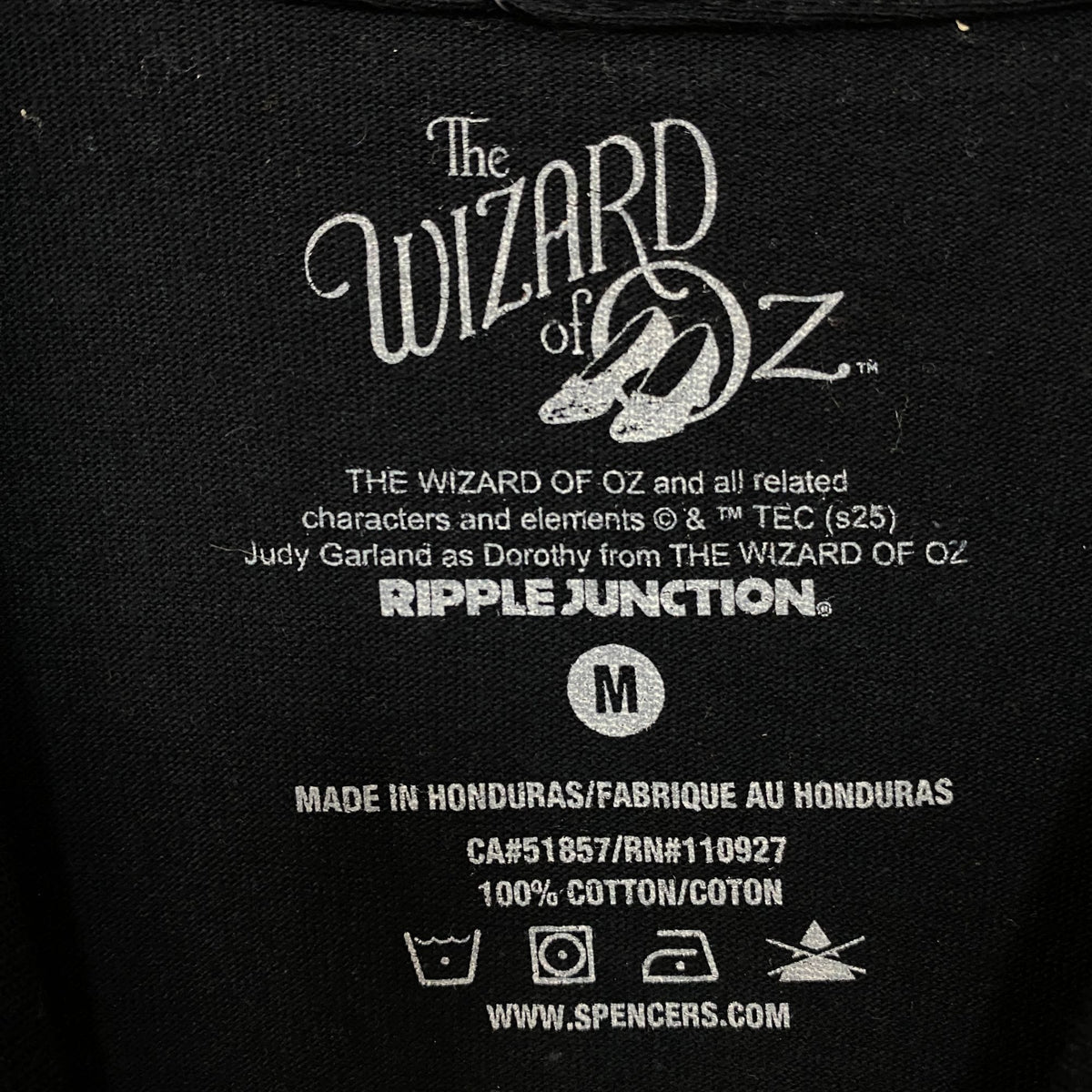 The Wizard of Oz "There's No Place Like Home" Retro Movie T-Shirt Medium