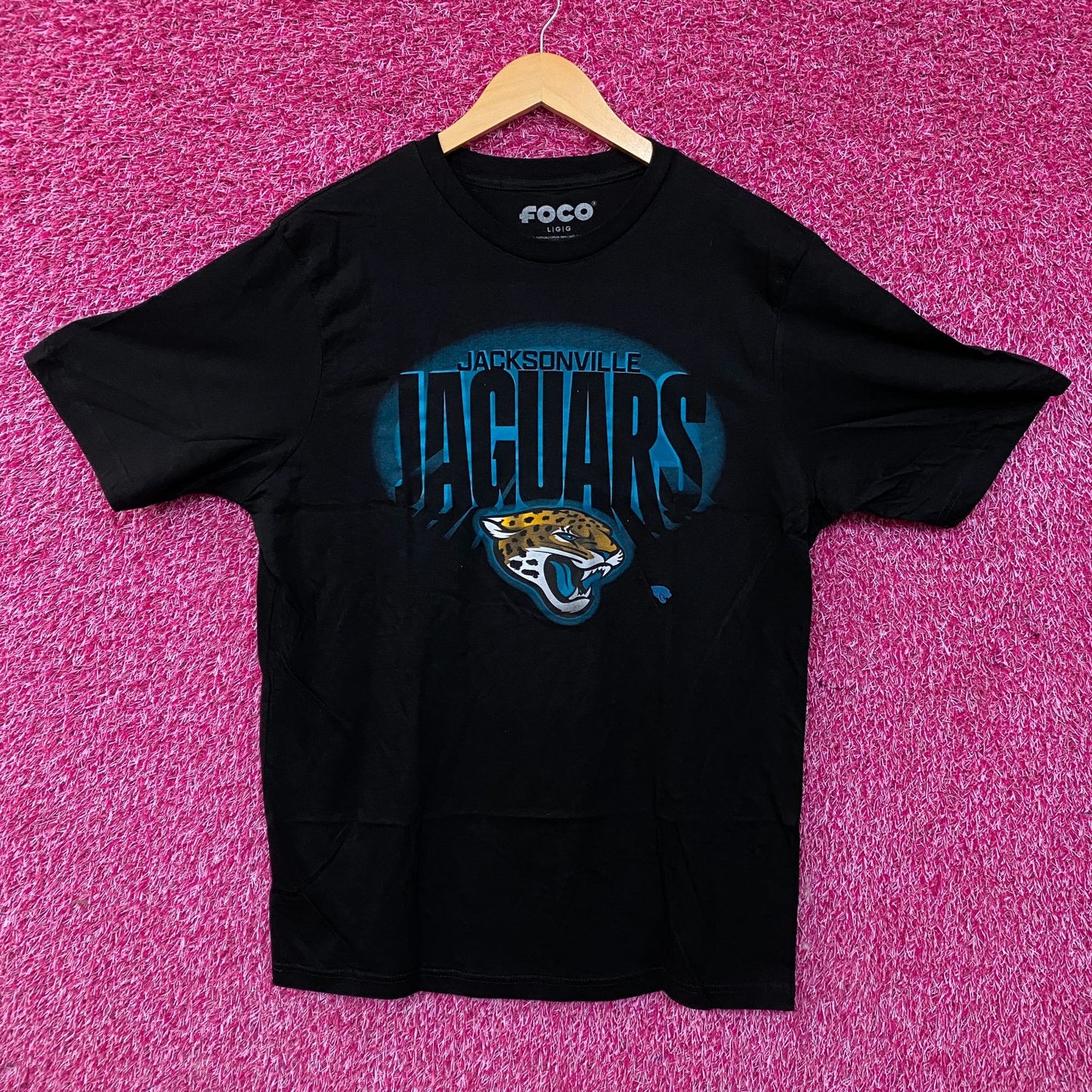 FOCO NFL Jacksonville Jaguars Team Logo Graphic T-Shirt Large