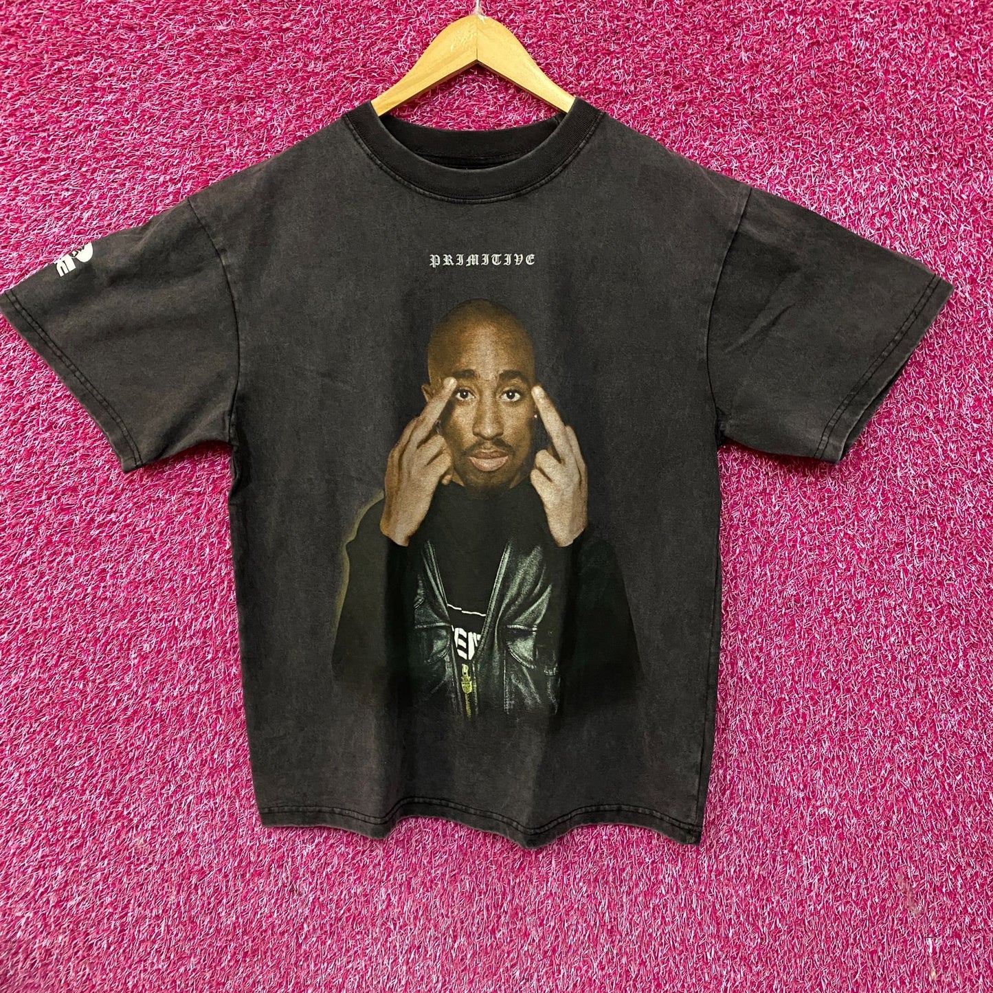 Primitive x Tupac Shakur Icon Graphic T-Shirt Medium