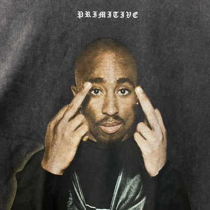 Primitive x Tupac Shakur Icon Graphic T-Shirt Medium