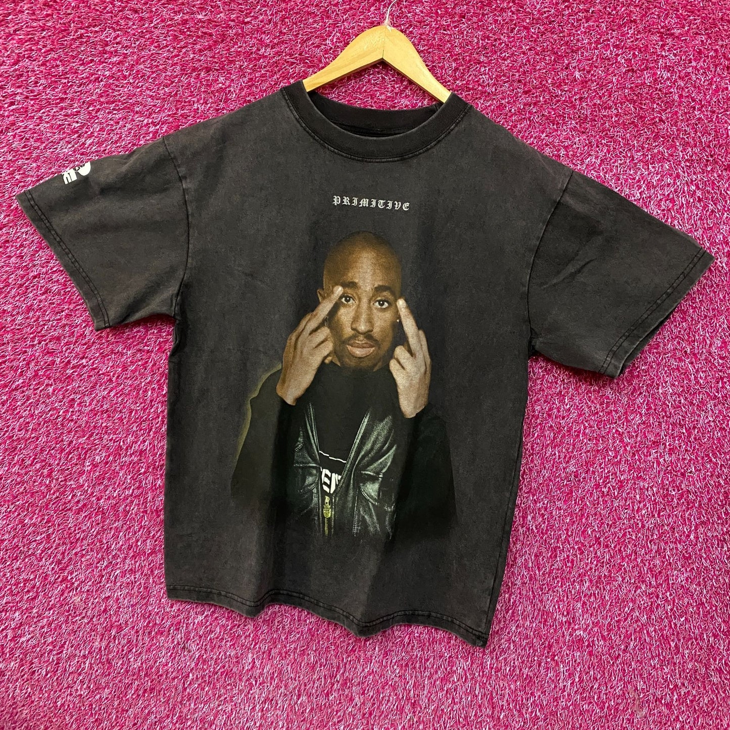 Primitive x Tupac Shakur Icon Graphic T-Shirt Medium