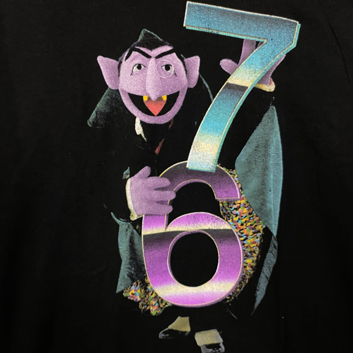 Sesame Street The Count 6-7 Graphic T-Shirt 2XL
