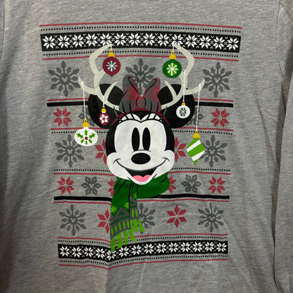 Minnie Mouse Christmas Long Sleeve T-shirt size 1X