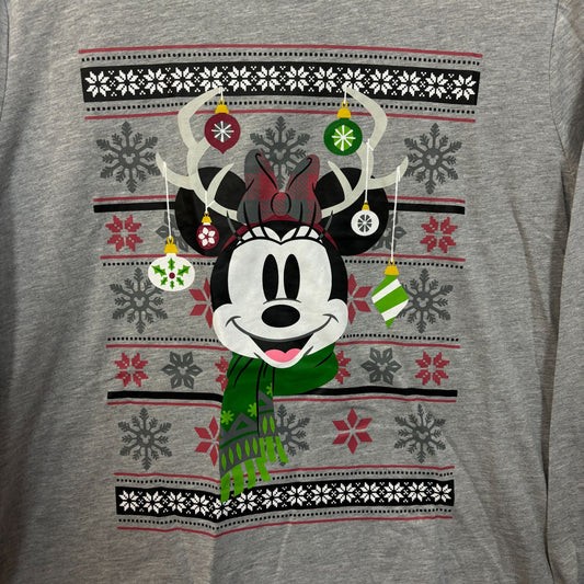 Minnie Mouse Christmas Long Sleeve T-shirt size 1X