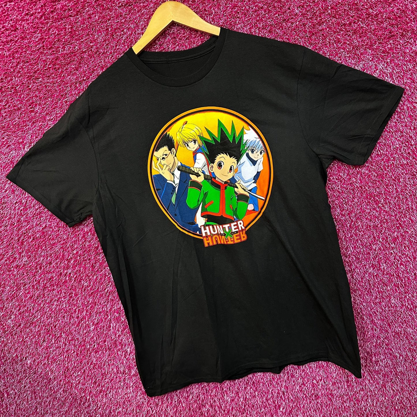 Hunter x Hunter Killua Gon Kurapika Leorio Oversized Tee L